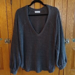 Urban Outfitters dark gray heathered SUPER soft oversized knit sweater